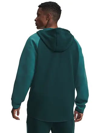 UNDER ARMOUR | Felpa con cappuccio da uomo UA Unstoppable | dunkelgrün